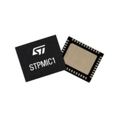 STMicroelectronics STPMIC1EPQR, 14, Boost/Buck Converter 350mA, 2 MHz 44-Pin, WFQFN