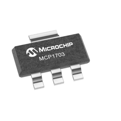 Microchip MCP1703AT-3302E/DB, 1 Low Dropout Voltage, Voltage Regulator 250mA, 3.3 V