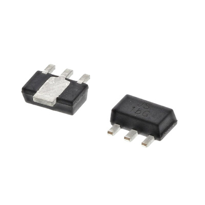 DiodesZetex AP1115AY33G-13, LDO Voltage Regulator, 600mA, 3.3 V 3-Pin, SOT-89