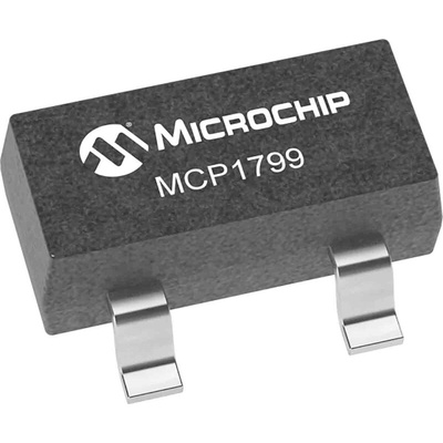 Microchip MCP1799-5002H/DB, 1 Low Dropout Voltage, Voltage Regulator 80mA, 3.3 V, 5 V 3-Pin, SOT-23, SOT-223