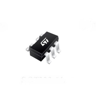 STMicroelectronics STLQ020C22R, 1, Voltage Regulator 200mA, 100 kHz 5-Pin, S OT323-5L