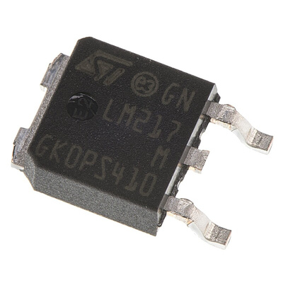 STMicroelectronics LM217MDT-TR, 1 Linear Voltage, Voltage Regulator 200mA, 1.2 → 37 V 3-Pin, DPAK