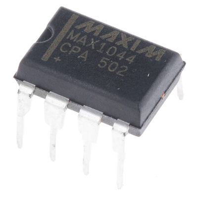 Maxim Integrated MAX1044CPA+ Charge Pump, Regulator 200μA, 1.5 → 10 V, 5 kHz 8-Pin, PDIP
