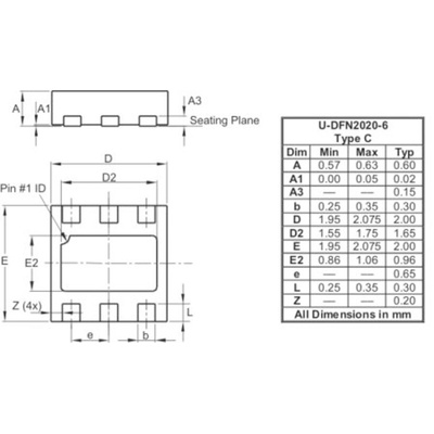 DiodesZetex AP7387-36FDC-7, 1, Voltage Regulator 150mA, 3.6 V