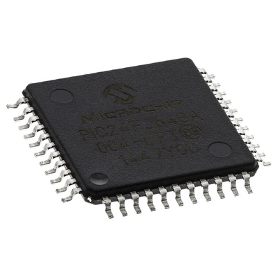 Microchip PIC24FJ64GA004-I/PT, 16bit PIC Microcontroller, PIC24FJ, 32MHz, 64 kB Flash, 44-Pin TQFP