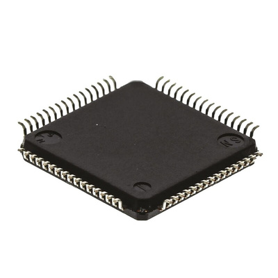 STMicroelectronics STM32F103R8T6, 32bit ARM Cortex M3 Microcontroller, STM32F1, 72MHz, 64 kB Flash, 64-Pin LQFP