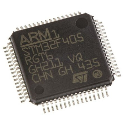 STMicroelectronics STM32F446RET6, 32bit ARM Cortex M4 Microcontroller, STM32F4, 180MHz, 512 kB Flash, 64-Pin LQFP