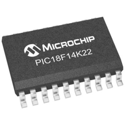 Microchip PIC18F14K22T-I/SO, 8bit PIC Microcontroller, PIC18F, 64MHz, 16 kB Flash, 20-Pin SOIC