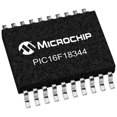 Microchip PIC16F18344-I/SS, 8bit PIC Microcontroller, PIC18F, 32MHz, 7 kB Flash, 20-Pin SSOP