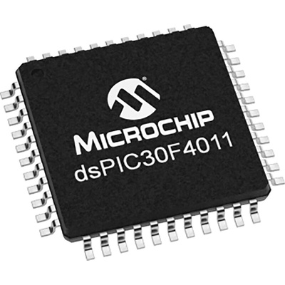 DSPIC30F4011-20I/PT Microchip DSPIC30F4011, 16bit Digital Signal Processor 120MHz 48 kB Flash 44-Pin TQFP
