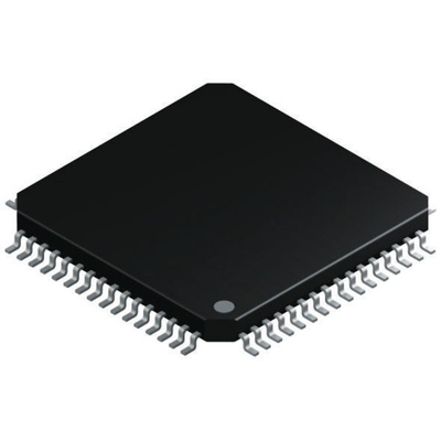 DSPIC33FJ128MC706A-I/PT Microchip, 16bit Digital Signal Processor 40MIPS 128 kB Flash 64-Pin TQFP