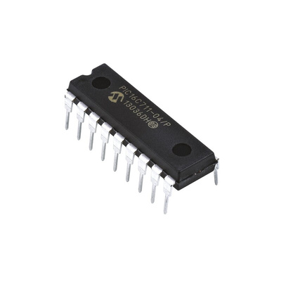 Microchip PIC16C711-04/P, 8bit PIC Microcontroller, PIC16C, 4MHz, 1K EPROM, 18-Pin PDIP