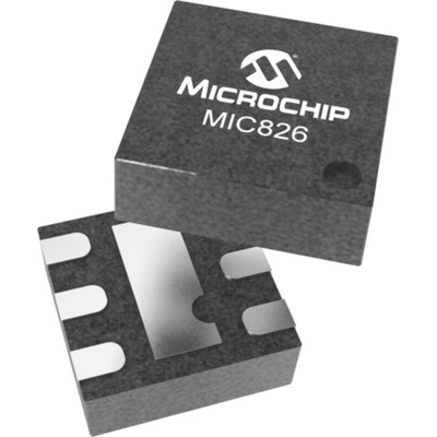 Microchip Voltage Supervisor 4.6V max., MIC826TYMT-TR