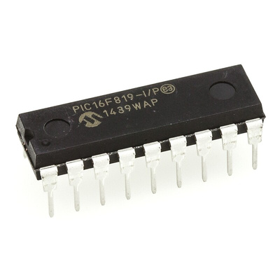 Microchip PIC16F819-I/P, 8bit PIC Microcontroller, PIC16F, 20MHz, 3.584 kB, 256 B Flash, 18-Pin PDIP