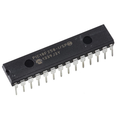 Microchip PIC18F258-I/SP, 8bit PIC Microcontroller, PIC18F, 40MHz, 32 kB, 256 B Flash, 28-Pin SPDIP