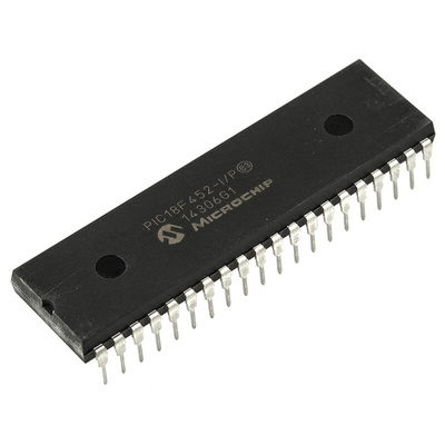 Microchip PIC18F452-I/P, 8bit PIC Microcontroller, PIC18F, 40MHz, 32 kB Flash, 40-Pin PDIP