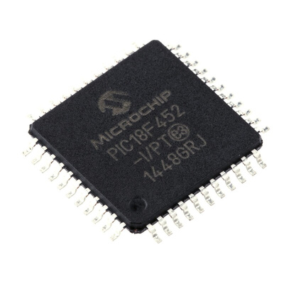 Microchip PIC18F452-I/PT, 8bit PIC Microcontroller, PIC18F, 40MHz, 32 kB Flash, 44-Pin TQFP