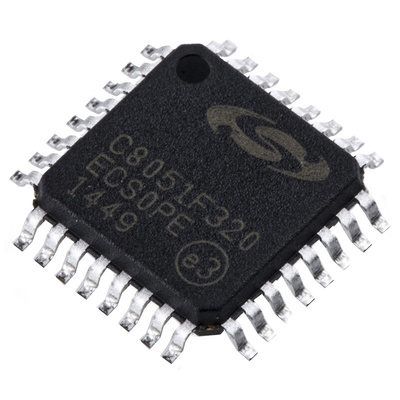 Silicon Labs C8051F320-GQ, 8bit 8051 Microcontroller, C8051F, 25MHz, 16 kB Flash, 32-Pin LQFP