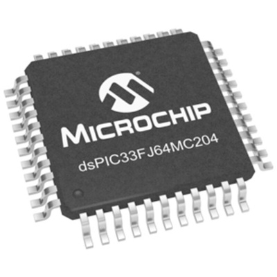 dsPIC33FJ64MC204-I/PT Microchip, 16bit Digital Signal Processor 40MHz 64 kB Flash 44-Pin TQFP