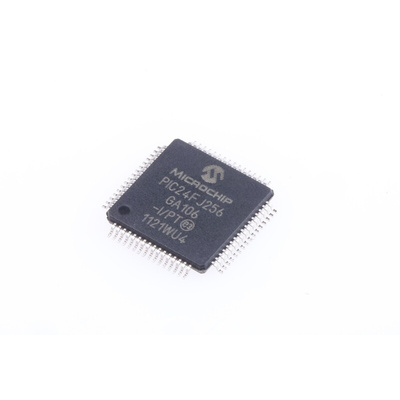 Microchip PIC24FJ256GA106-I/PT, 16bit PIC Microcontroller, PIC24FJ, 32MHz, 256 kB Flash, 64-Pin TQFP