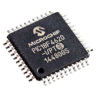 Microchip PIC18F4620-I/PT, 8bit PIC Microcontroller, PIC18F, 40MHz, 1.024 kB, 64 kB Flash, 44-Pin TQFP