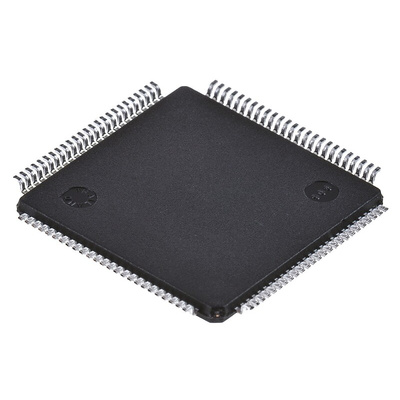 Microchip PIC32MX695F512L-80I/PT, 32bit PIC Microcontroller, PIC32MX, 80MHz, 12 kB, 512 kB Flash, 100-Pin TQFP