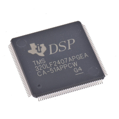 TMS320LF2407APGEA Texas Instruments, 16bit Digital Signal Processor 40MHz 64 kB Flash EEPROM 144-Pin LQFP