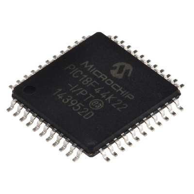 Microchip PIC18F44K22-I/PT, 8bit PIC Microcontroller, PIC18F, 64MHz, 16 kB Flash, 44-Pin TQFP