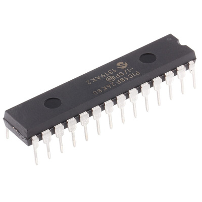 Microchip PIC18F26K80-I/SP, 8bit PIC Microcontroller, PIC18F, 64MHz, 64 kB Flash, 28-Pin SPDIP