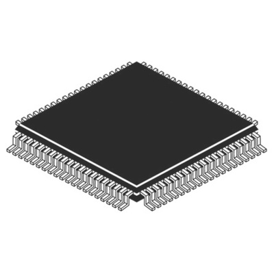 Texas Instruments MSP430F5529IPN, 16bit Microcontroller, MSP430, 25MHz, 128 kB Flash, 80-Pin LQFP