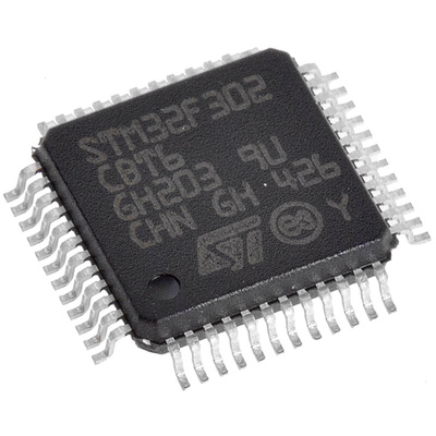 STMicroelectronics STM32F302CBT6, 32bit ARM Cortex M4 Microcontroller, STM32F3, 72MHz, 128 kB Flash, 48-Pin LQFP