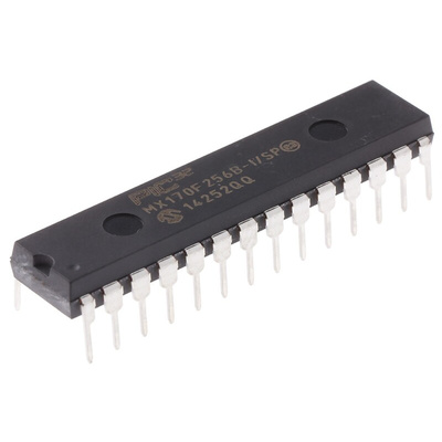 Microchip PIC32MX170F256B-I/SP, 32bit PIC Microcontroller, PIC32MX, 50MHz, 256 + 3 kB Flash, 28-Pin SPDIP