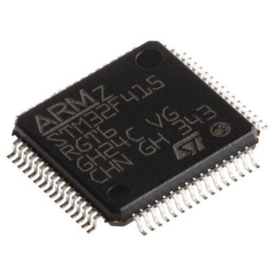 STMicroelectronics STM32F410RBT6, 32bit ARM Cortex M4 Microcontroller, STM32F4, 100MHz, 128 kB Flash, 64-Pin LQFP