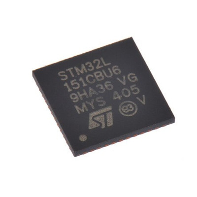STMicroelectronics STM32F411CEU6, 32bit ARM Cortex M4 Microcontroller, STM32F4, 100MHz, 512 kB Flash, 48-Pin UFQFPN