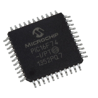 Microchip PIC16F74-I/PT, 8bit PIC Microcontroller, PIC16F, 20MHz, 4K Flash, 44-Pin TQFP