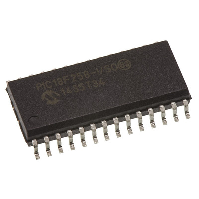 Microchip PIC18F258-I/SO, 8bit PIC Microcontroller, PIC18F, 40MHz, 32 kB, 256 B Flash, 28-Pin SOIC