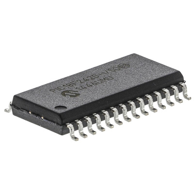 Microchip PIC18F2420-I/SO, 8bit PIC Microcontroller, PIC18F, 40MHz, 16 kB, 256 B Flash, 28-Pin SOIC