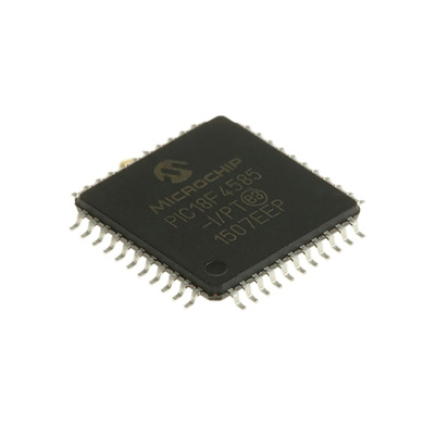 Microchip PIC18F4585-I/PT, 8bit PIC Microcontroller, PIC18F, 40MHz, 1.024 kB, 48 kB Flash, 44-Pin TQFP