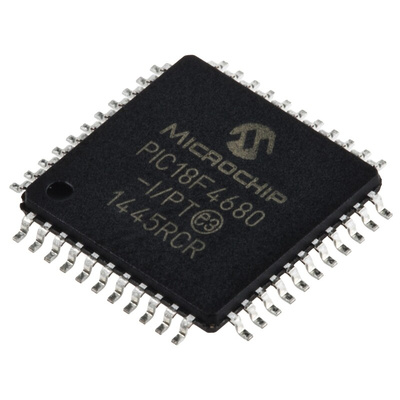 Microchip PIC18F4680-I/PT, 8bit PIC Microcontroller, PIC18F, 40MHz, 1.024 kB, 64 kB Flash, 44-Pin TQFP