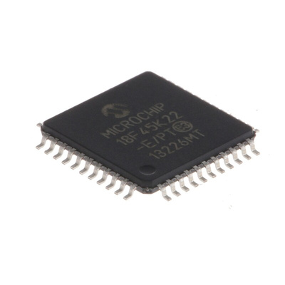 Microchip PIC18F45K22-E/PT, 8bit PIC Microcontroller, PIC18F, 16MHz, 32.768 kB, 256 B Flash, 44-Pin TQFP