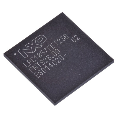 NXP LPC1857FET256,551, 32bit ARM Cortex M3 Microcontroller, LPC18, 150MHz ROMLess, 256-Pin LBGA