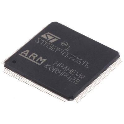 STMicroelectronics STM32F417ZGT6, 32bit ARM Cortex M4 Microcontroller, STM32F4, 168MHz, 1.024 MB Flash, 144-Pin LQFP
