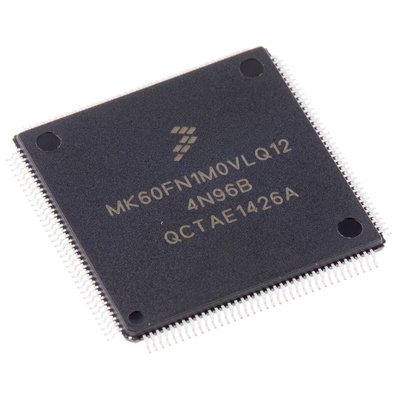 NXP MK60FN1M0VLQ12 ARM Cortex M4 Microcontroller, Kinetis K6x, 120MHz, 1.024 MB Flash, 144-Pin LQFP