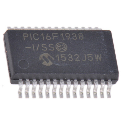 Microchip PIC16F1938-I/SS, 8bit PIC Microcontroller, PIC16F, 32MHz, 16384 words Flash, 28-Pin SSOP