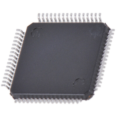 STMicroelectronics STM32F072R8T6TR, 32bit ARM Cortex M0 Microcontroller, STM32F0, 48MHz, 64 kB Flash, 64-Pin LQFP