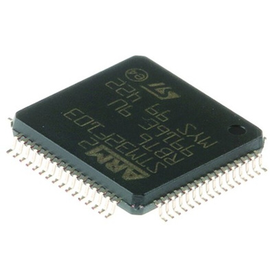 STMicroelectronics STM8L152R8T6, 8bit STM8 Microcontroller, STM8L, 16MHz, 64 kB Flash, 64-Pin LQFP