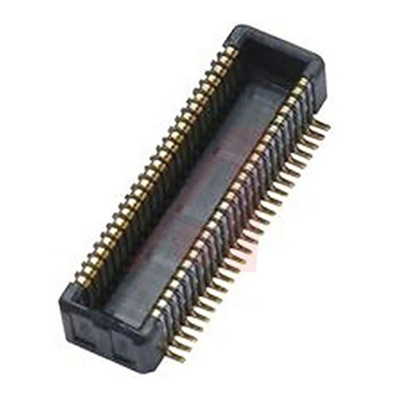 KYOCERA, 5846 0.4mm Pitch 60 Way 2 Row Right Angle PCB Header, Surface Mount, Screw, Solder Termination