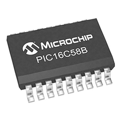 Microchip PIC16C58B-04/SO, 8bit PIC Microcontroller, PIC16C, 40MHz, 3 kB OTP, 18-Pin SOIC