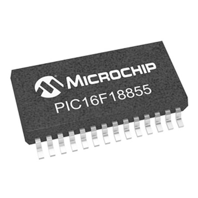 Microchip PIC16F18855-I/SS, 8bit PIC Microcontroller, PIC16LF, 32MHz, 14 kB Flash, 28-Pin SSOP