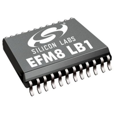 Silicon Labs EFM8LB10F16E-A-QSOP24, 8bit CIP-51 Microcontroller, EFM8LB1, 72MHz, 16 kB Flash, 24-Pin QSOP